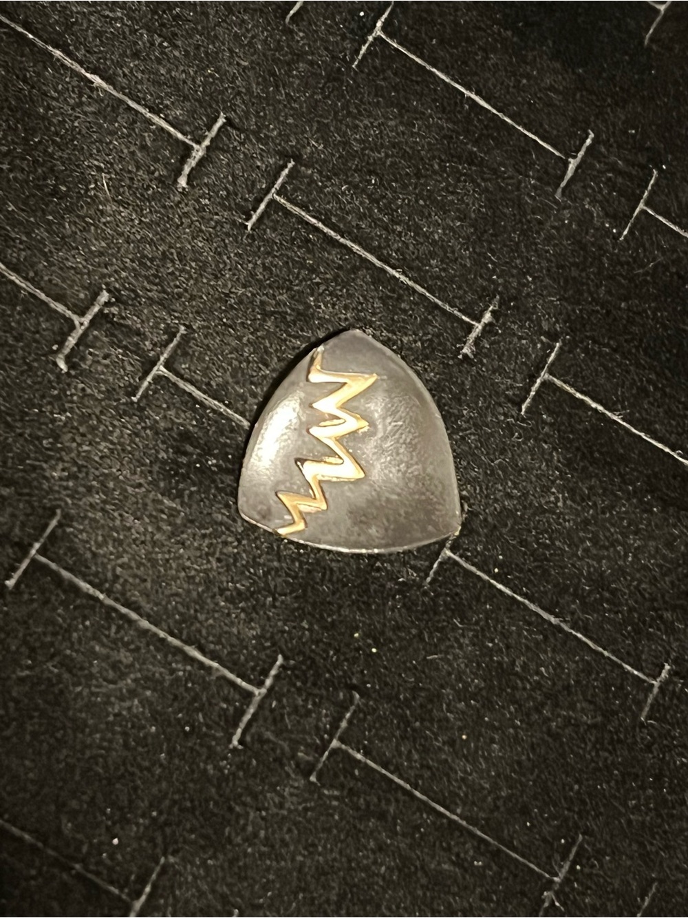Vintage Black and gold Pendant
